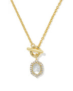 KS Daphne Crystal Frame Toggle Necklace