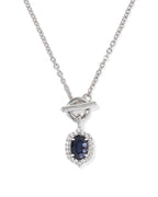 KS Daphne Crystal Frame Toggle Necklace