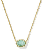 KS Daphne Frame Short Pendant Necklace