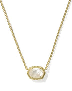 KS Daphne Frame Short Pendant Necklace