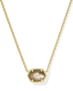 KS Daphne Frame Short Pendant Necklace