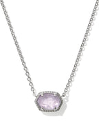 KS Daphne Frame Short Pendant Necklace