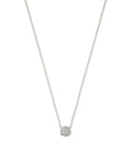 KS 925 Davie Pave Pendant Necklace