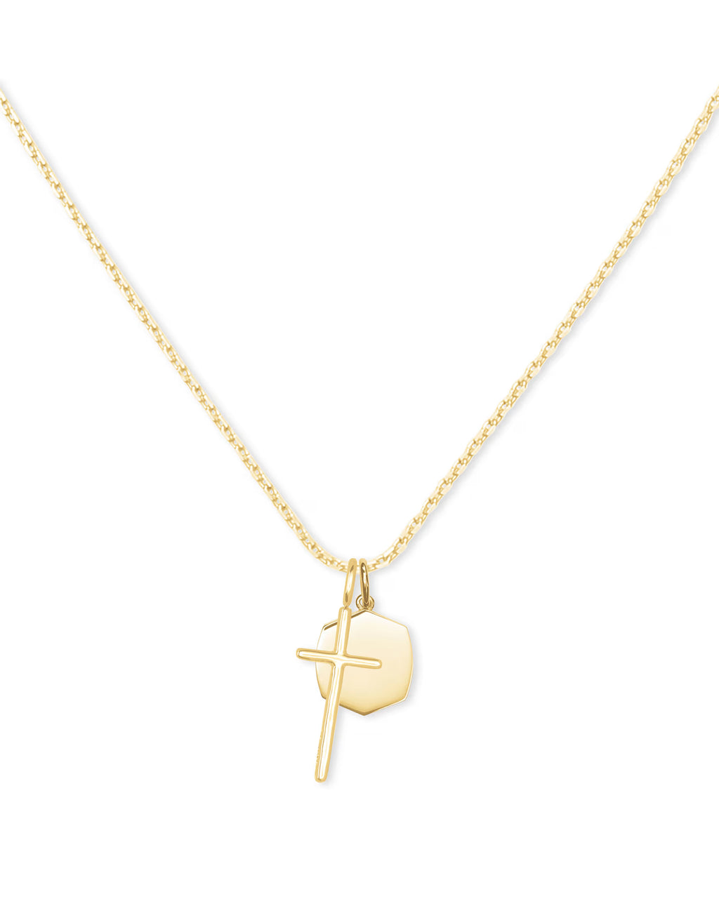 KS 925 Davis Cross Charm Necklace