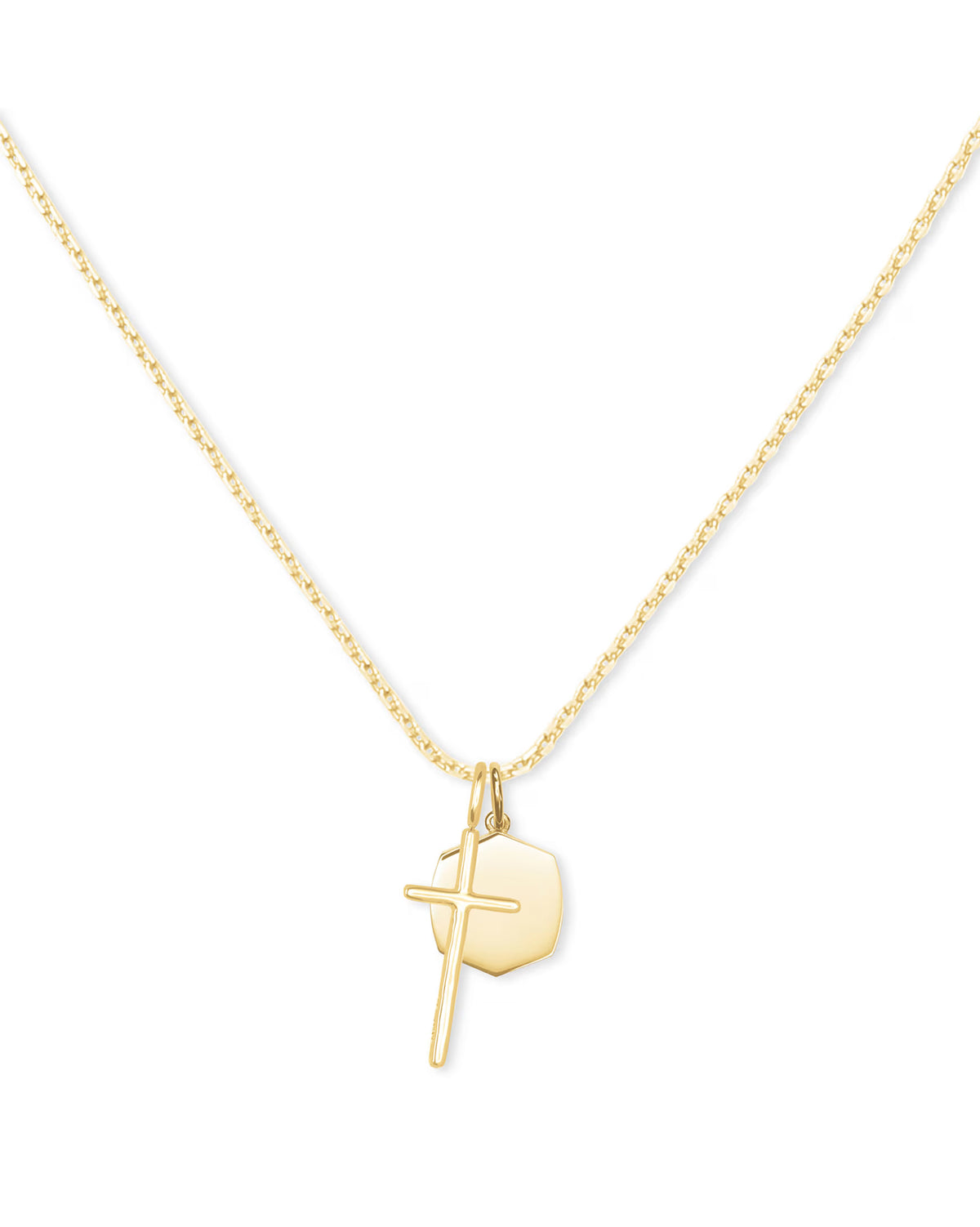 KS 925 Davis Cross Charm Necklace