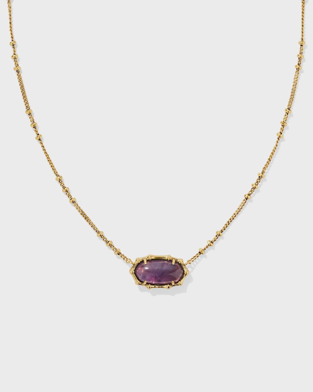 KS Elisa Bamboo Frame Pendant Necklace