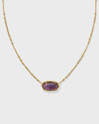 KS Elisa Bamboo Frame Pendant Necklace