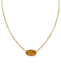 KS Elisa Bamboo Frame Pendant Necklace