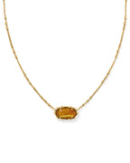 KS Elisa Bamboo Frame Pendant Necklace