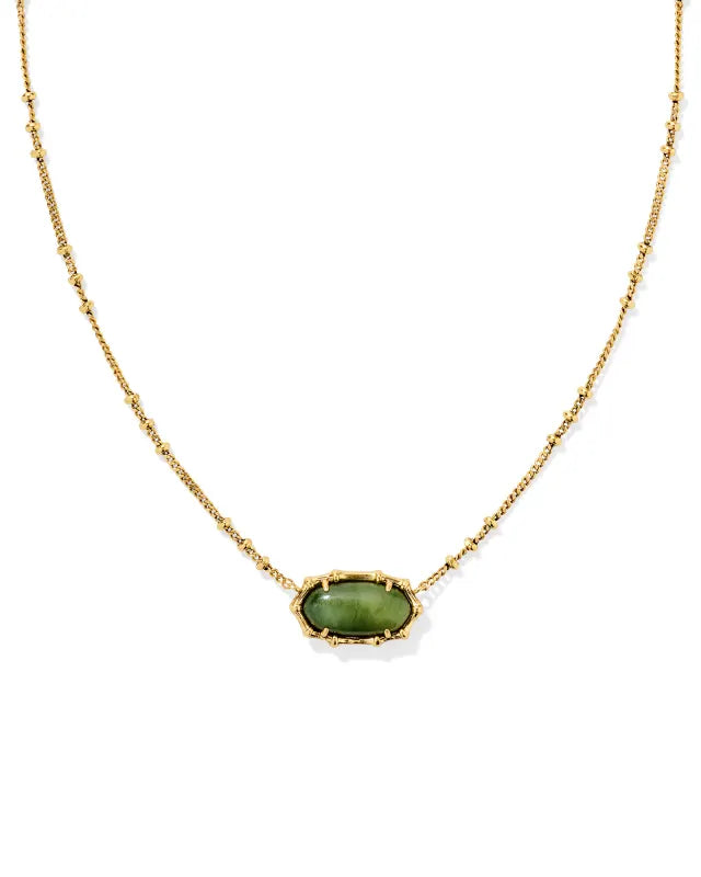 KS Elisa Bamboo Frame Pendant Necklace