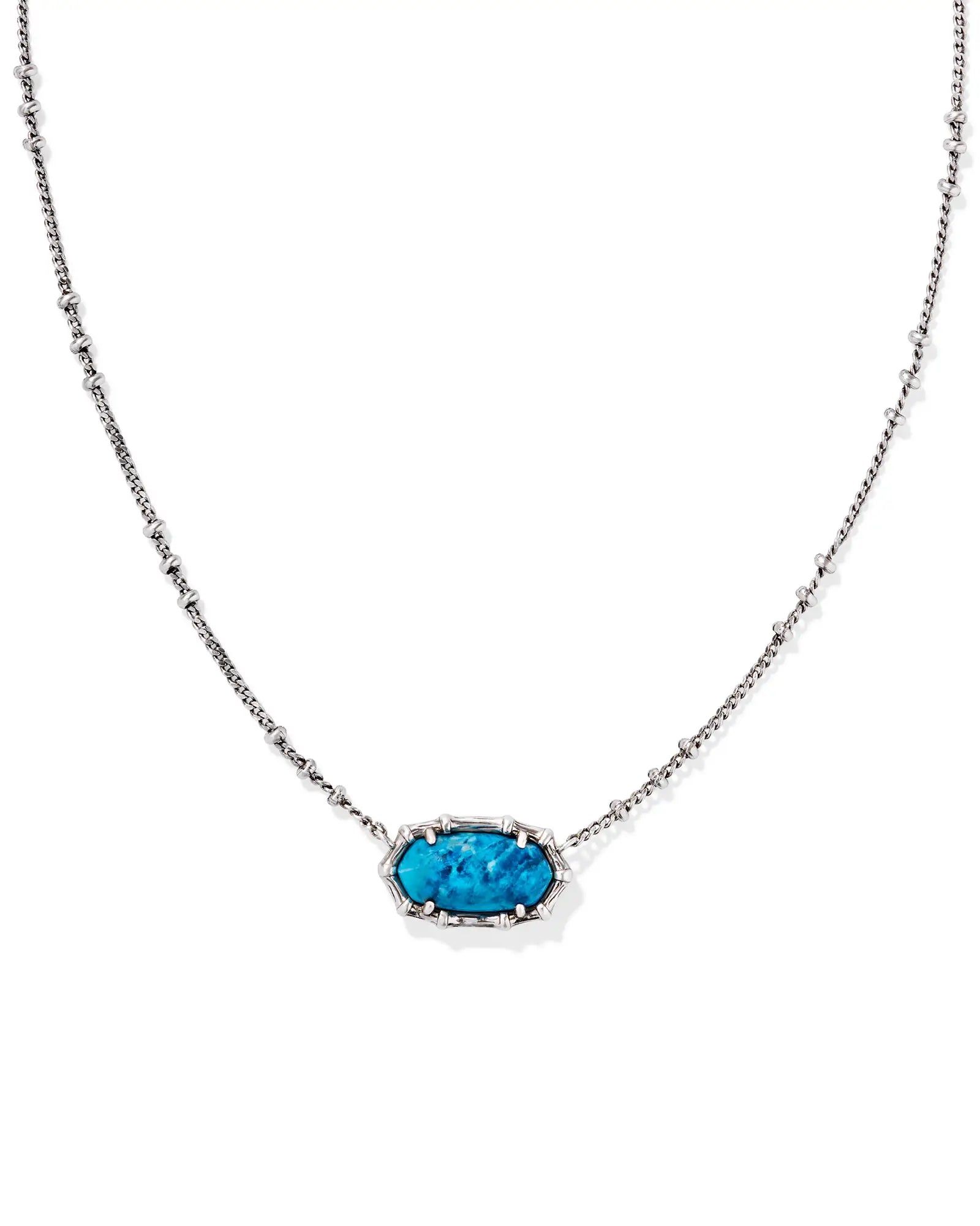 KS Elisa Bamboo Frame Pendant Necklace