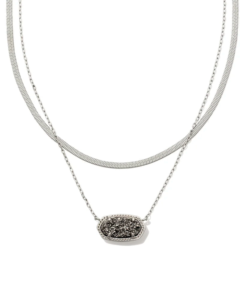 KS Elisa Herringbone Multistrand Necklace