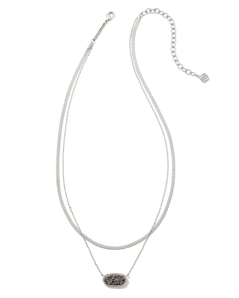 KS Elisa Herringbone Multistrand Necklace
