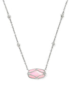 KS Elisa Lattice Frame Short Pendant Necklace