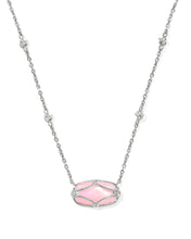 Load image into Gallery viewer, KS Elisa Lattice Frame Short Pendant Necklace

