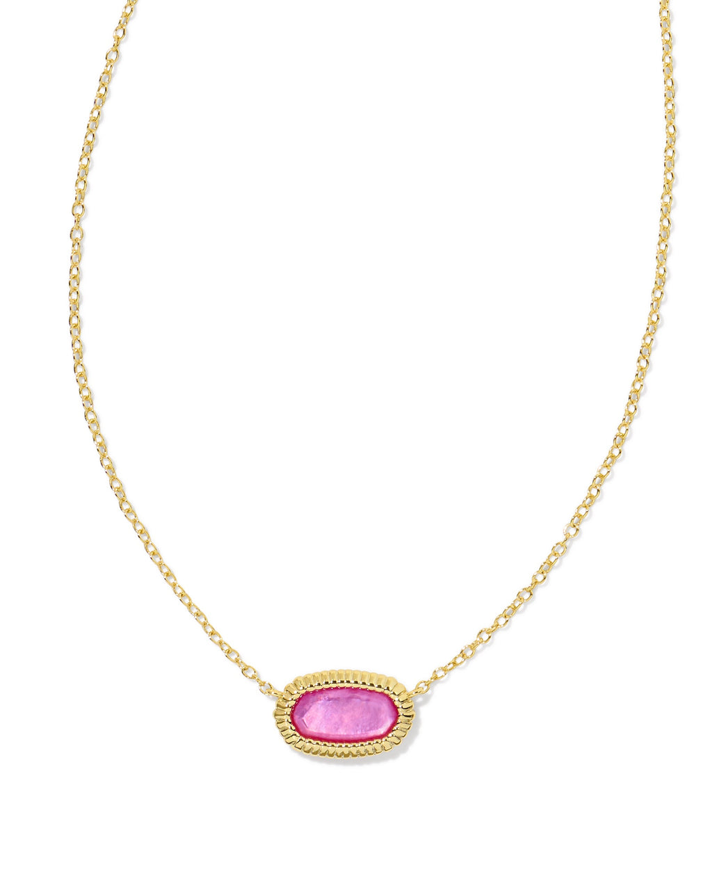 KS Elisa Ridge Frame Short Pendant Necklace