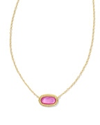 KS Elisa Ridge Frame Short Pendant Necklace