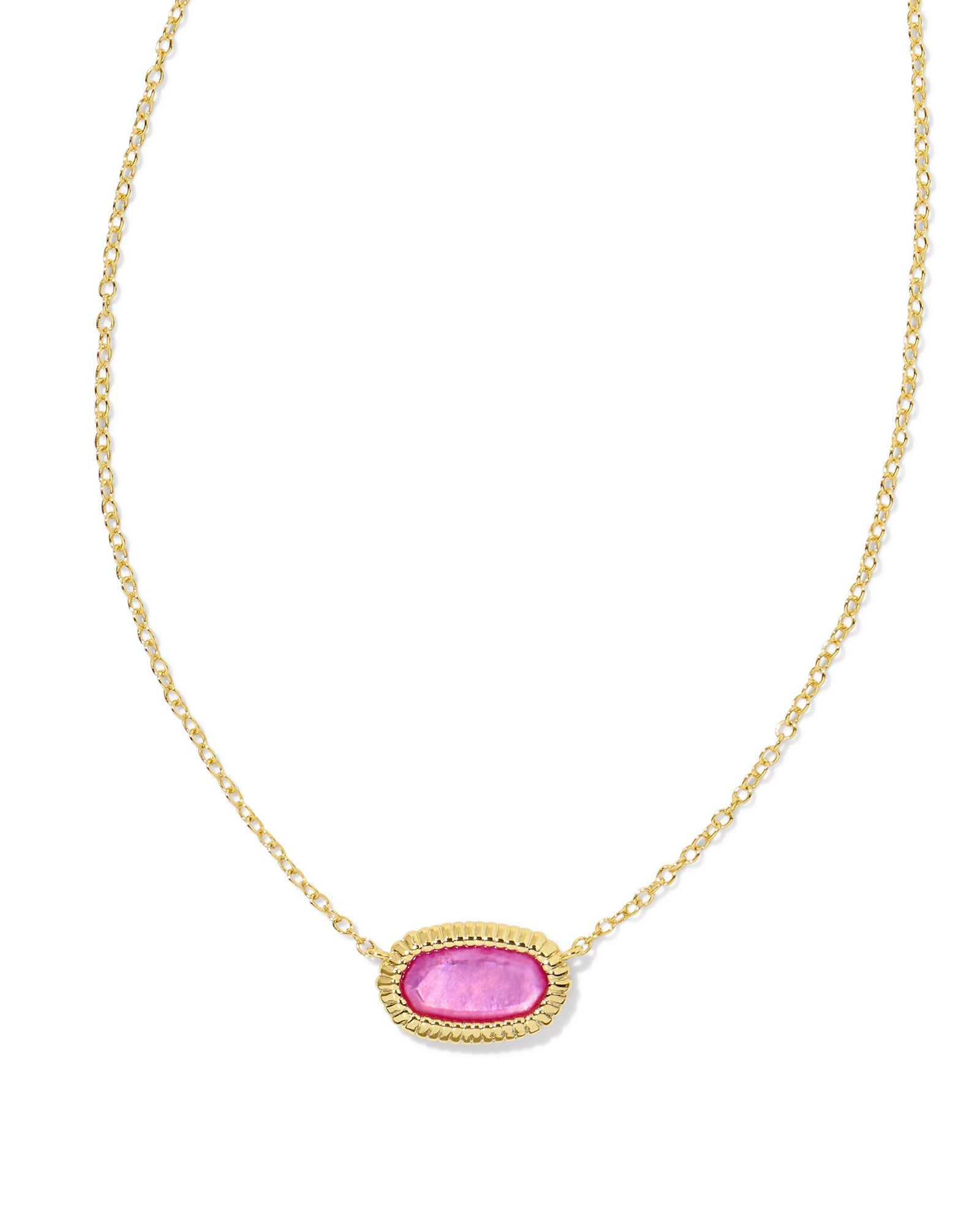 KS Elisa Ridge Frame Short Pendant Necklace
