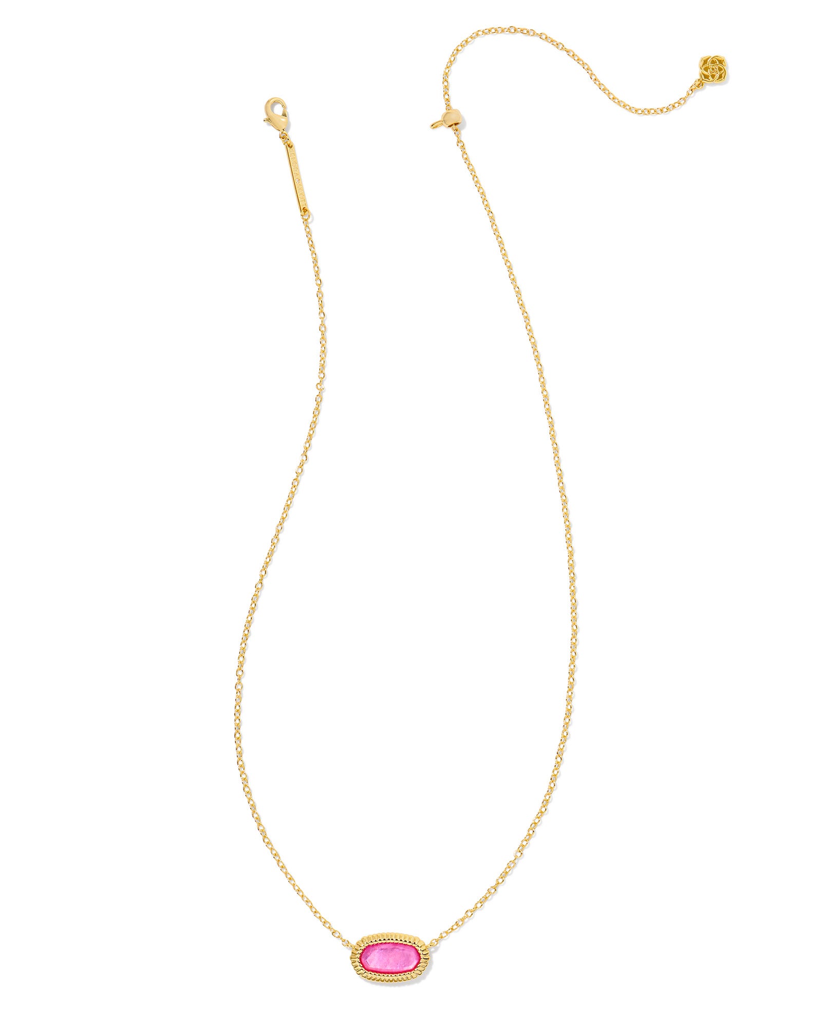KS Elisa Ridge Frame Short Pendant Necklace