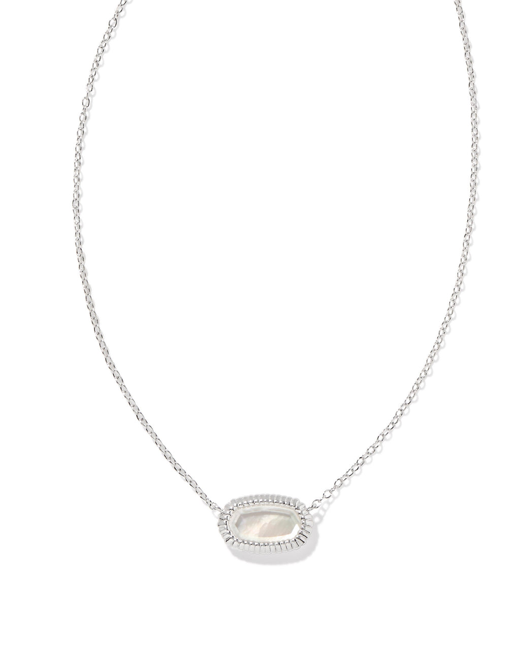 KS Elisa Ridge Frame Short Pendant Necklace