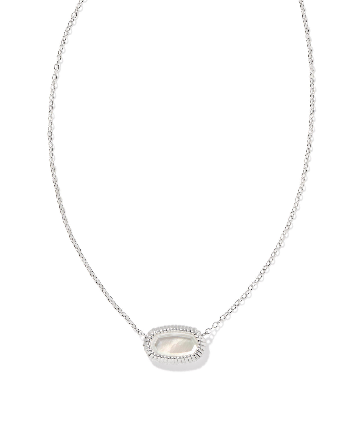 KS Elisa Ridge Frame Short Pendant Necklace