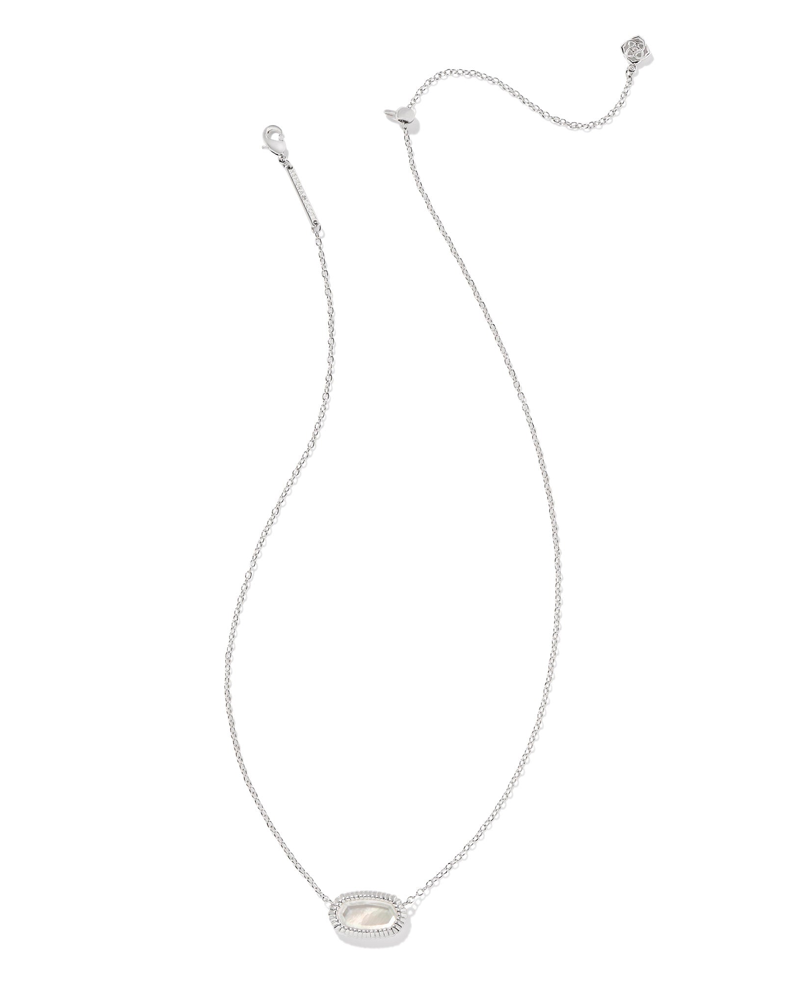 KS Elisa Ridge Frame Short Pendant Necklace