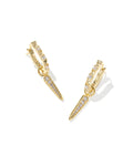 KS Fate Charm Huggie Earrings
