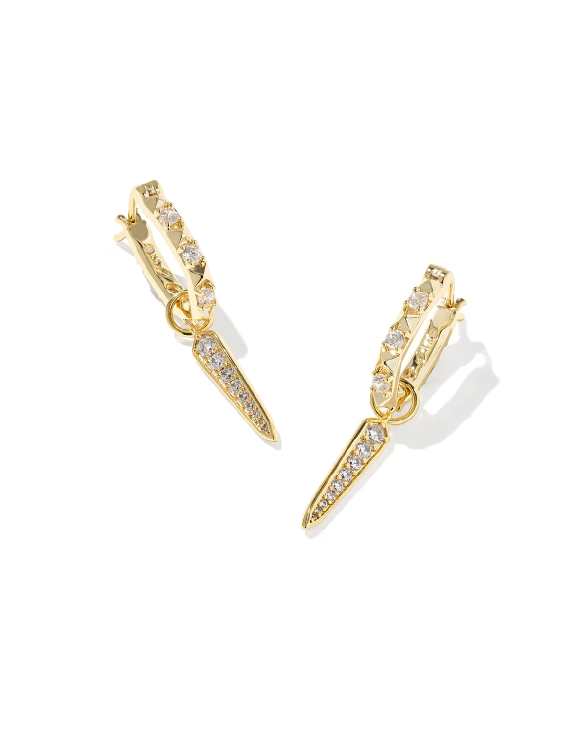KS Fate Charm Huggie Earrings