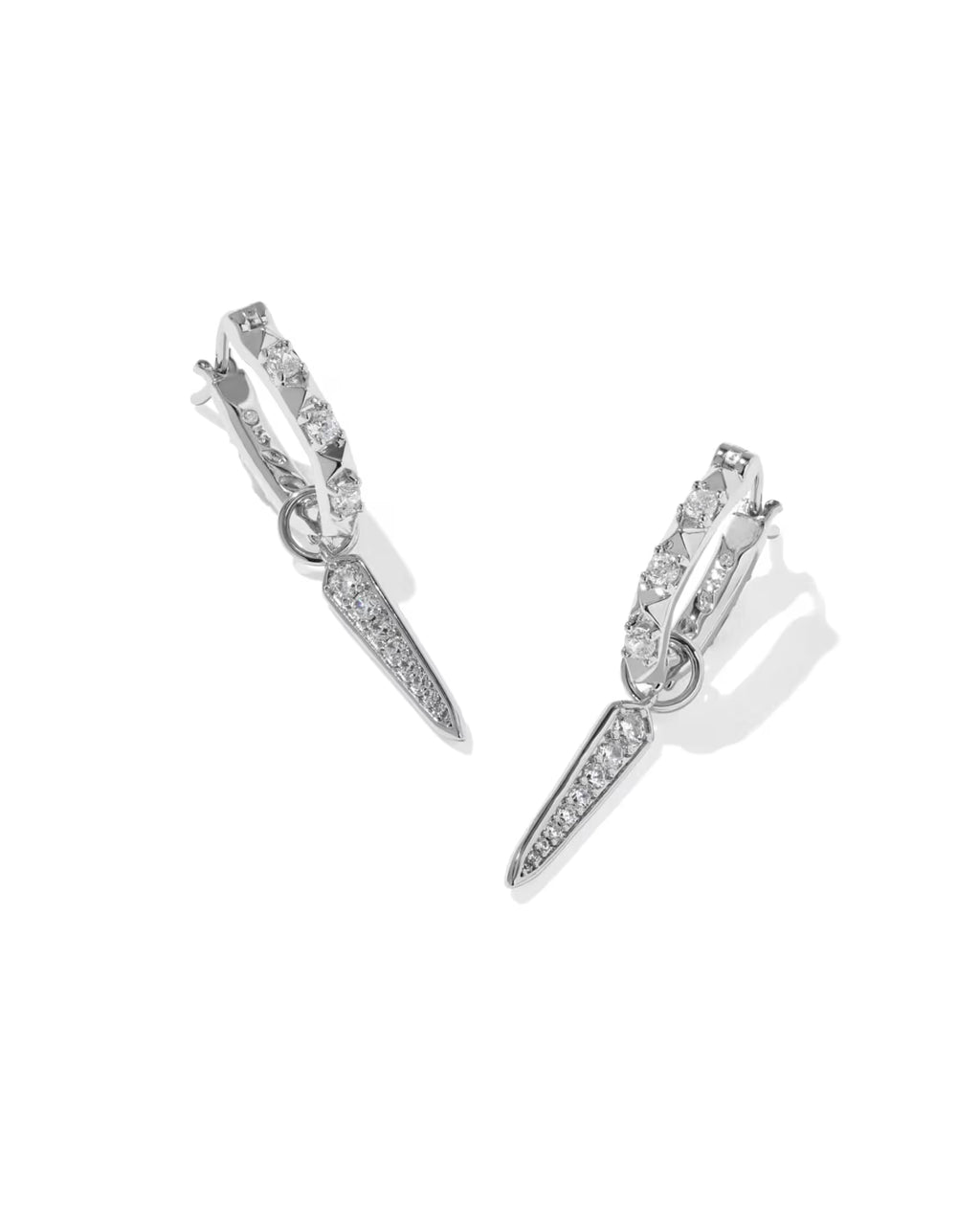 KS Fate Charm Huggie Earrings