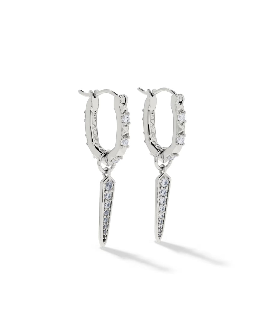 KS Fate Charm Huggie Earrings