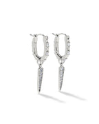 KS Fate Charm Huggie Earrings