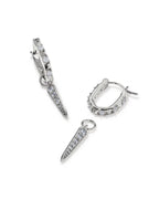 KS Fate Charm Huggie Earrings