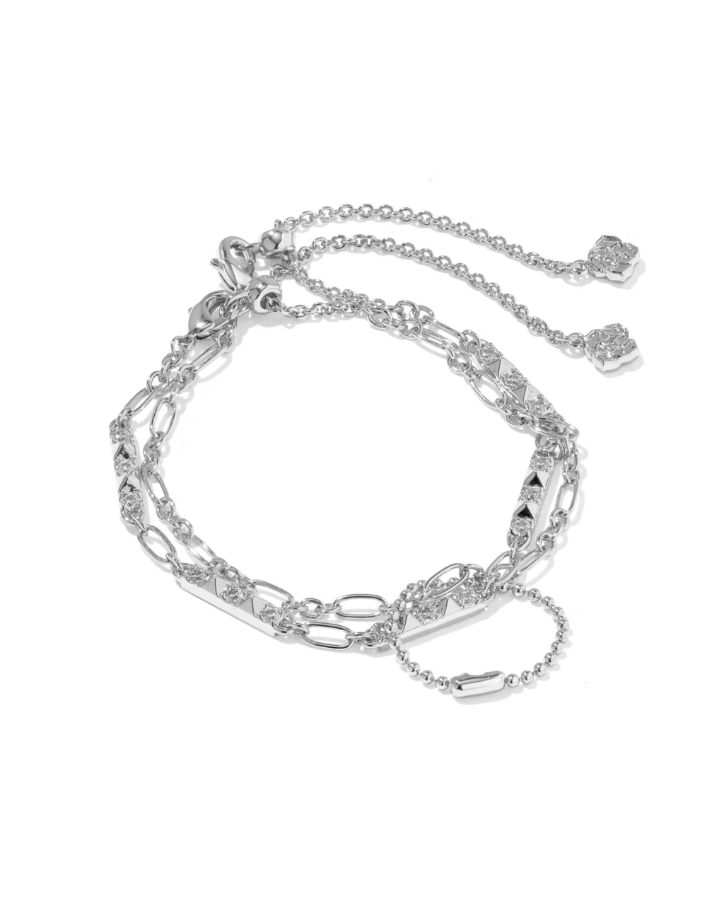 KS Fate Set of 2 Delicate Chain Bracelets
