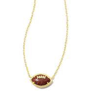 Load image into Gallery viewer, KS Football Pendant Necklace
