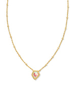 KS Framed Tess Satellite Short Pendant Necklace