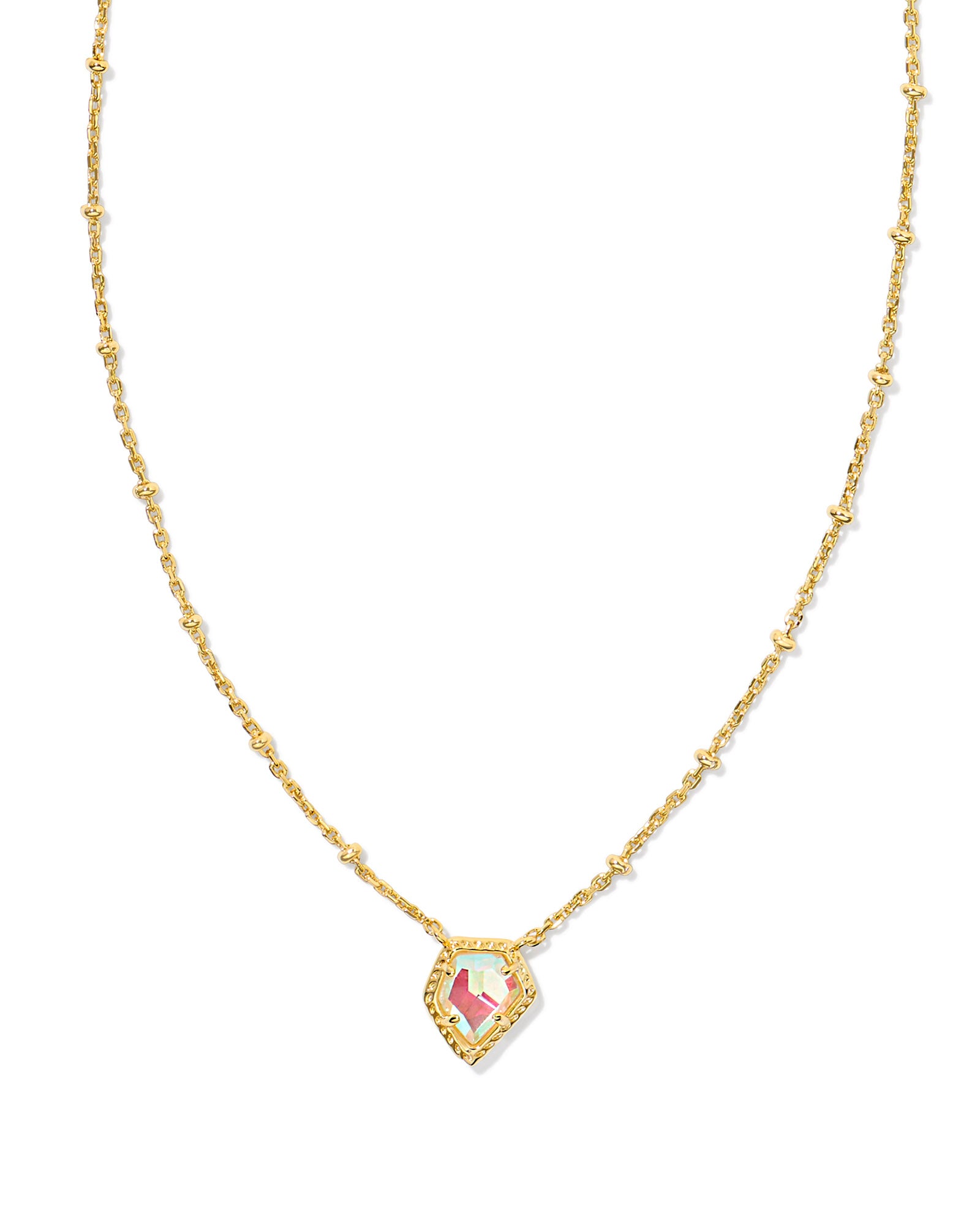 KS Framed Tess Satellite Short Pendant Necklace