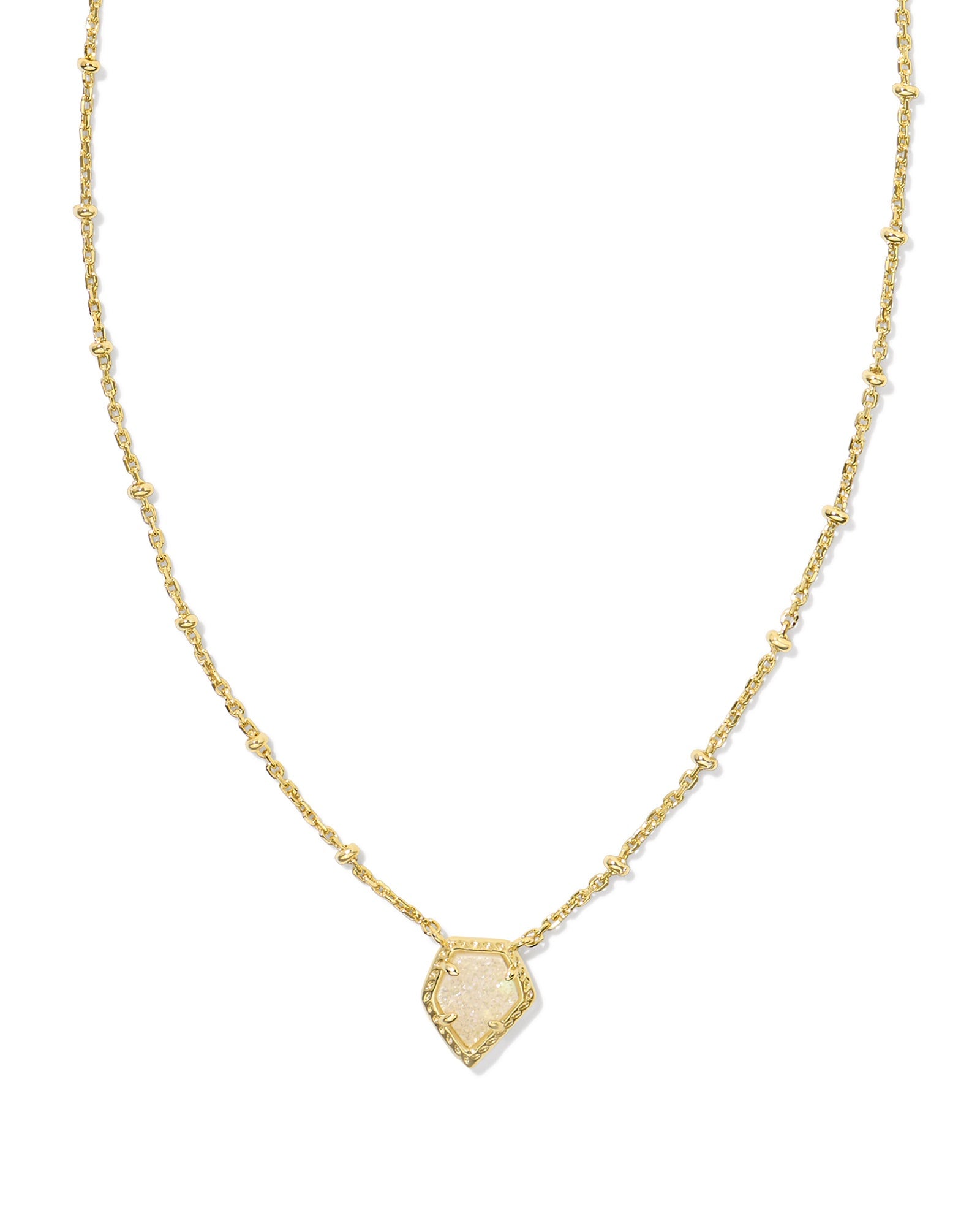 KS Framed Tess Satellite Short Pendant Necklace