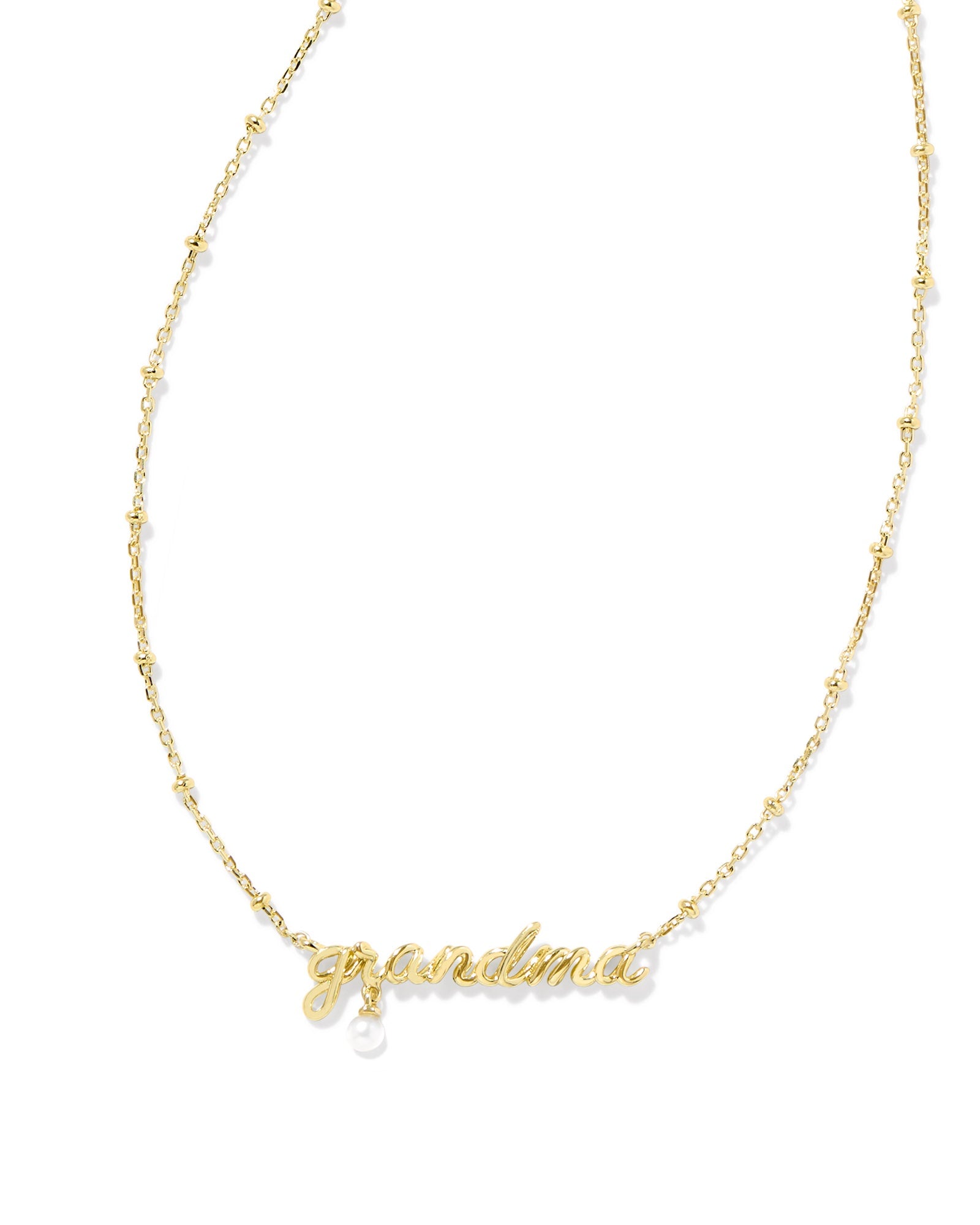KS Grandma Script Pendant Necklace