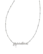KS Grandma Script Pendant Necklace