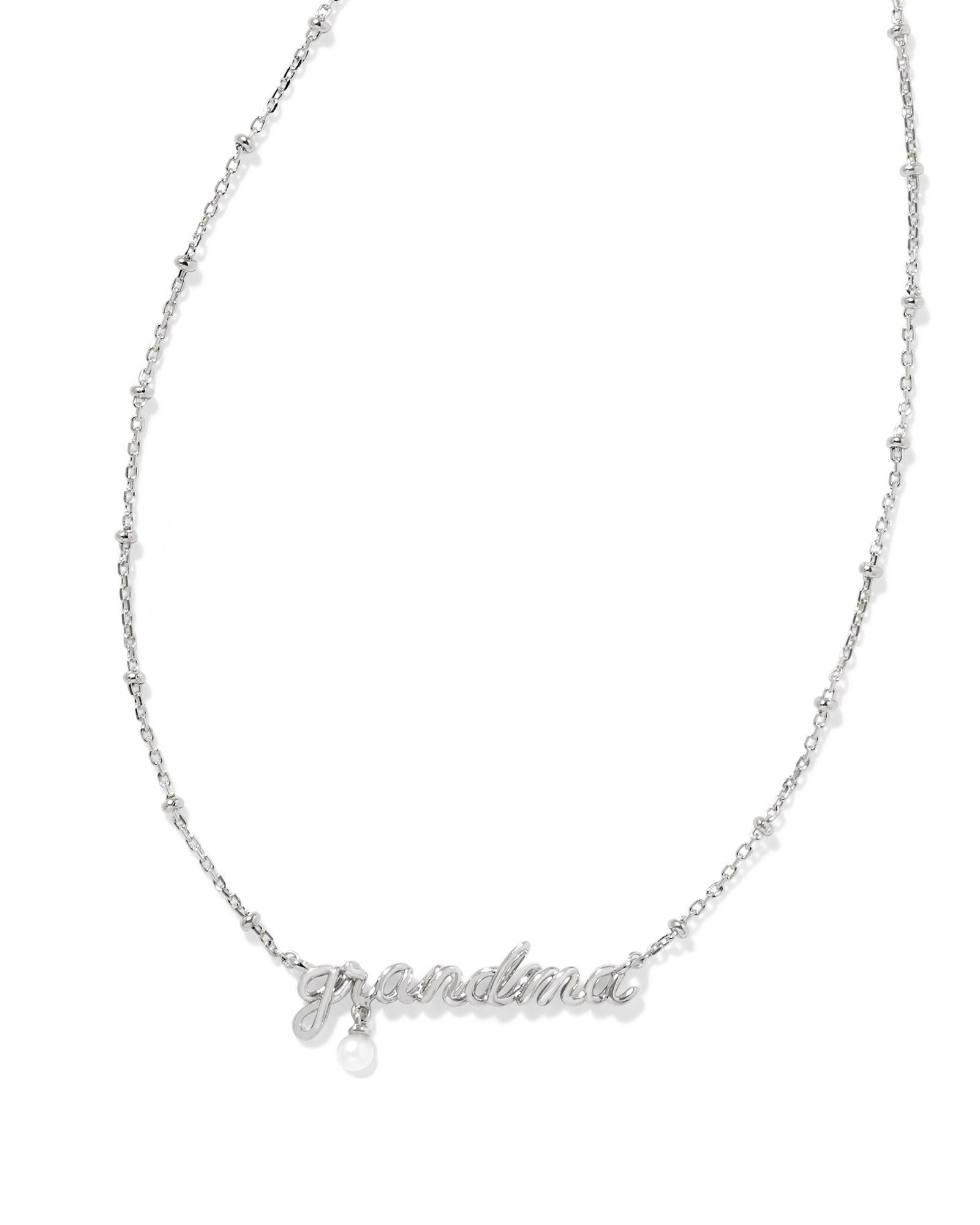 KS Grandma Script Pendant Necklace