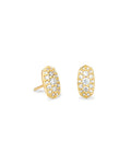 KS Grayson Crystal Stud Earrings