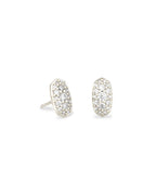 KS Grayson Crystal Stud Earrings