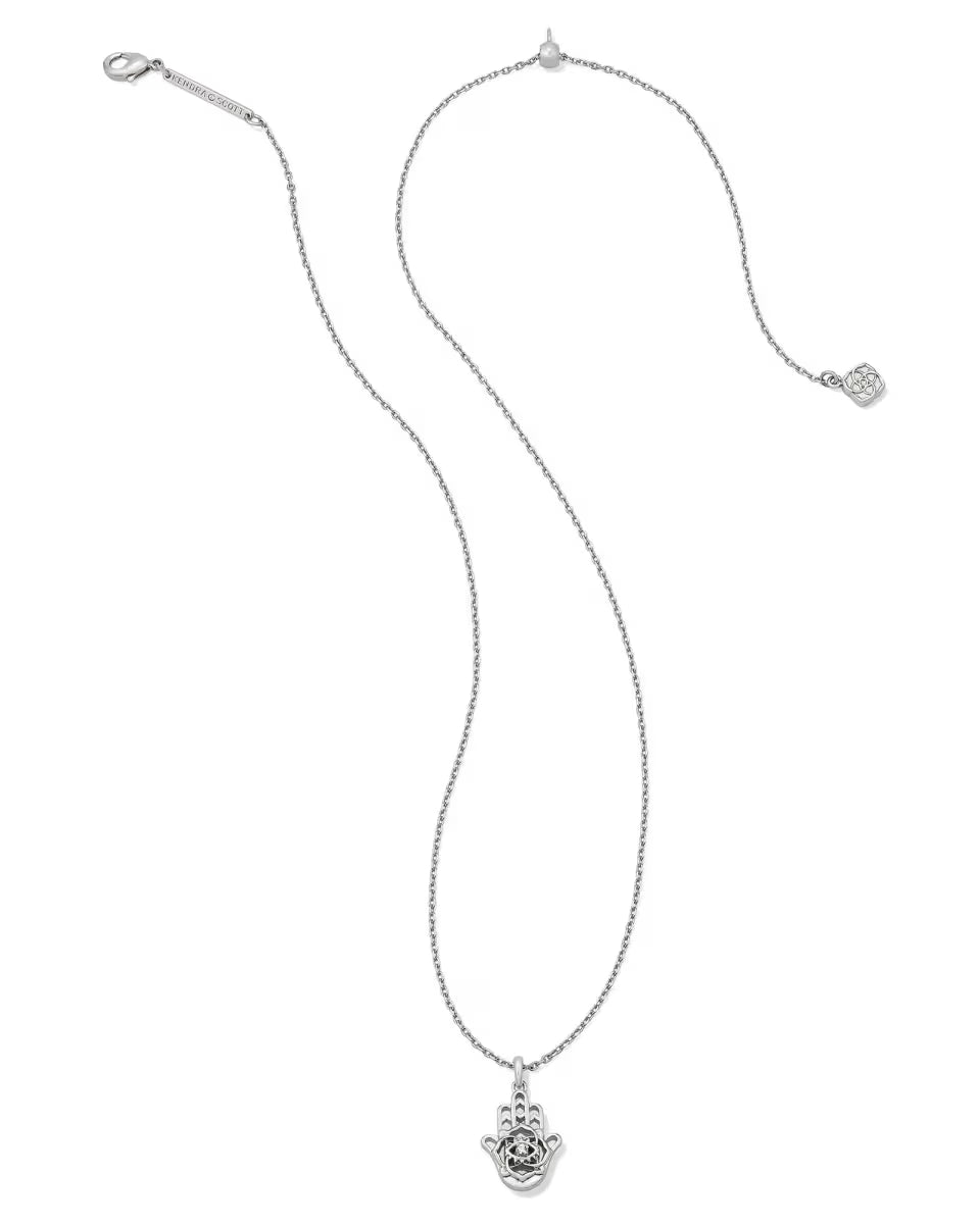 KS Hamsa Short Pendant Necklace