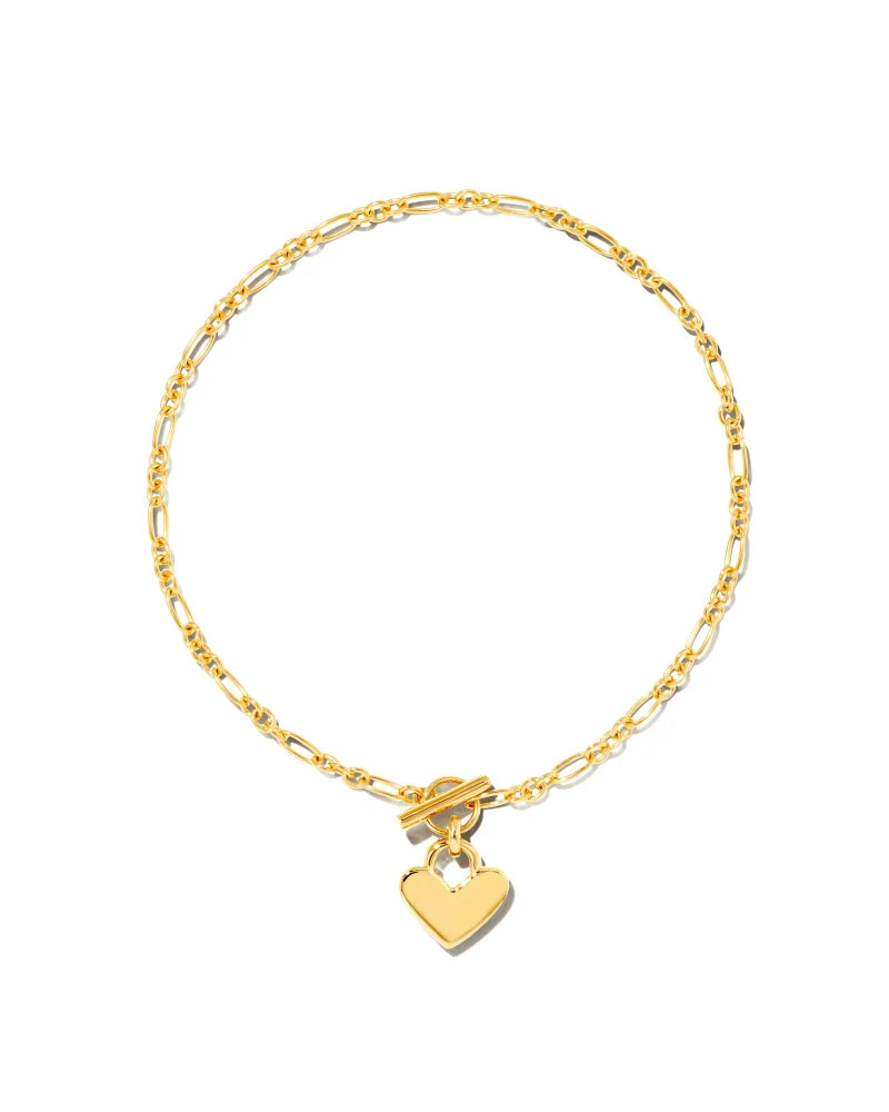 KS 925 Heart Padlock Bracelet