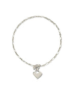 KS 925 Heart Padlock Bracelet