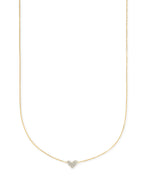 KS 14K Heart Necklace