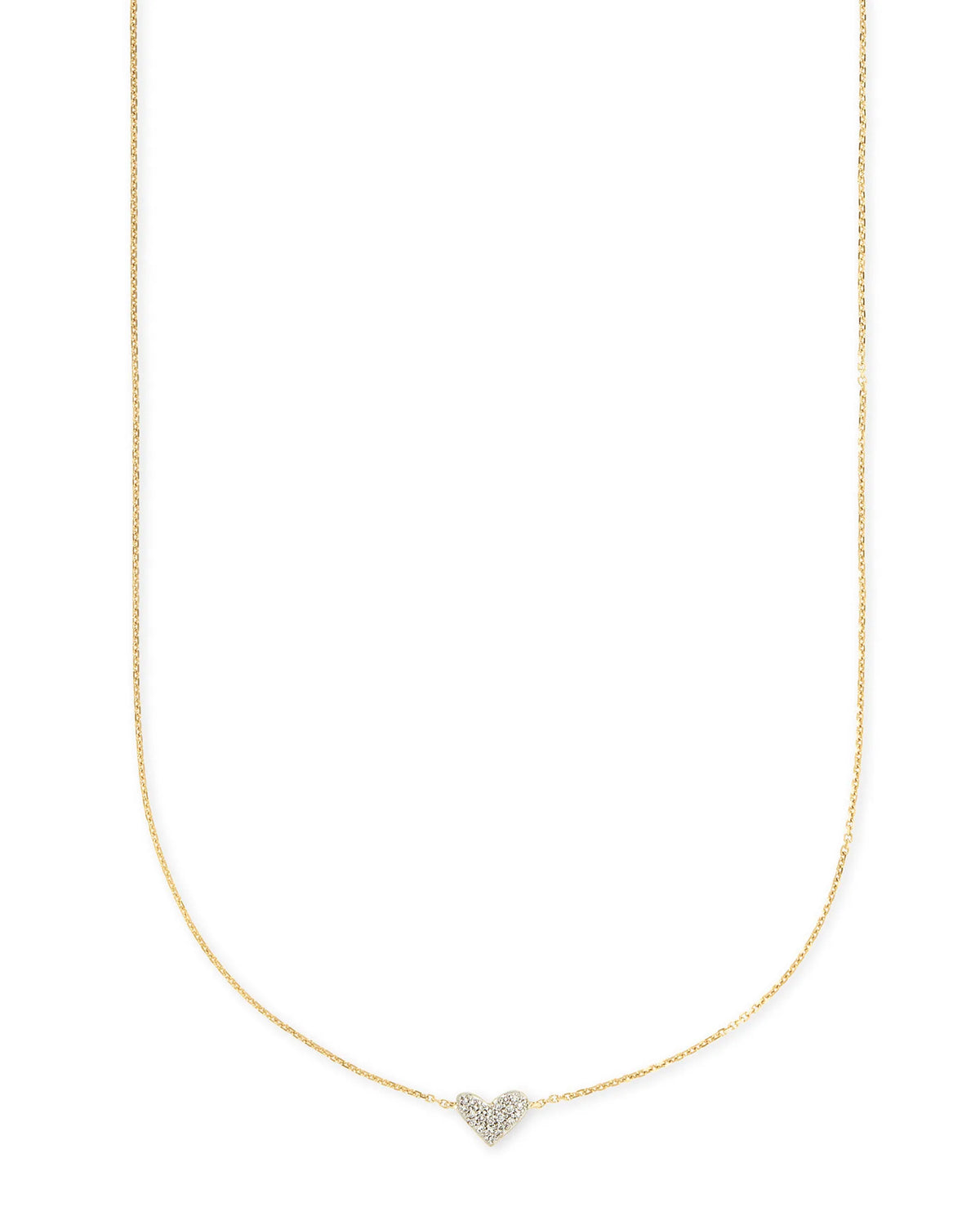 KS 14K Heart Necklace