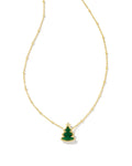 KS Holiday Tree Short Pendant Necklace