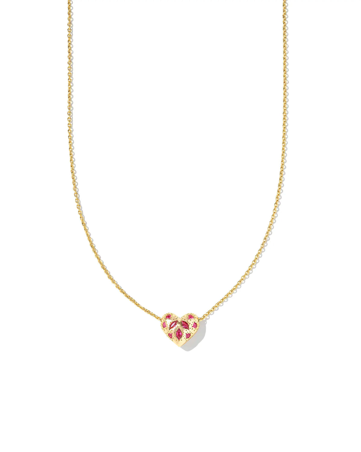 KS Holland Heart Short Pendant Necklace