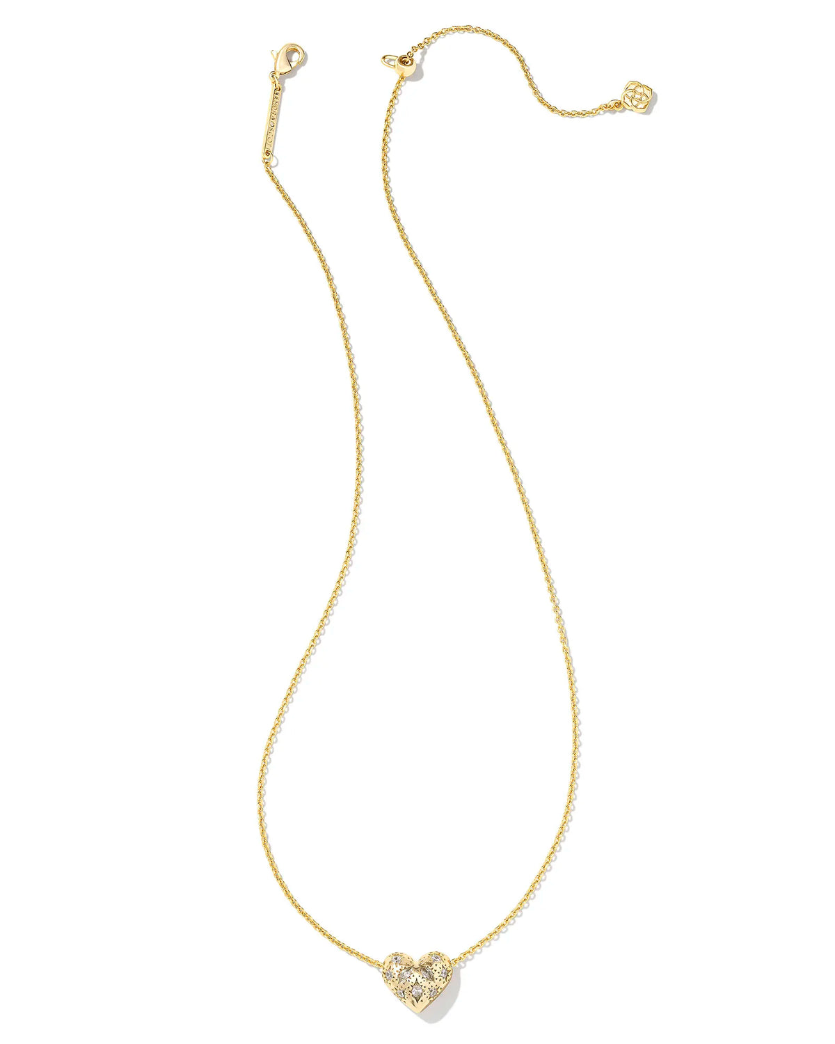 KS Holland Heart Short Pendant Necklace